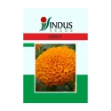Indus Orbit Marigold F1 Hybrid Flower Seeds, Golden Yellow, Compact Ball Shape, High Yield