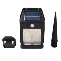 Solar Induction Wall Lamp With 2 Modes & Motion Sensor, Waterproof Design And Dusk-To-Dawn Auto Operation For Outdoors