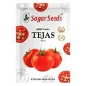 Sagar TEJAS F1 Hybrid Tomato Seeds, Firm Fruits, Ideal For Kharif and Rabi Seasons (3000 Seeds Pack)