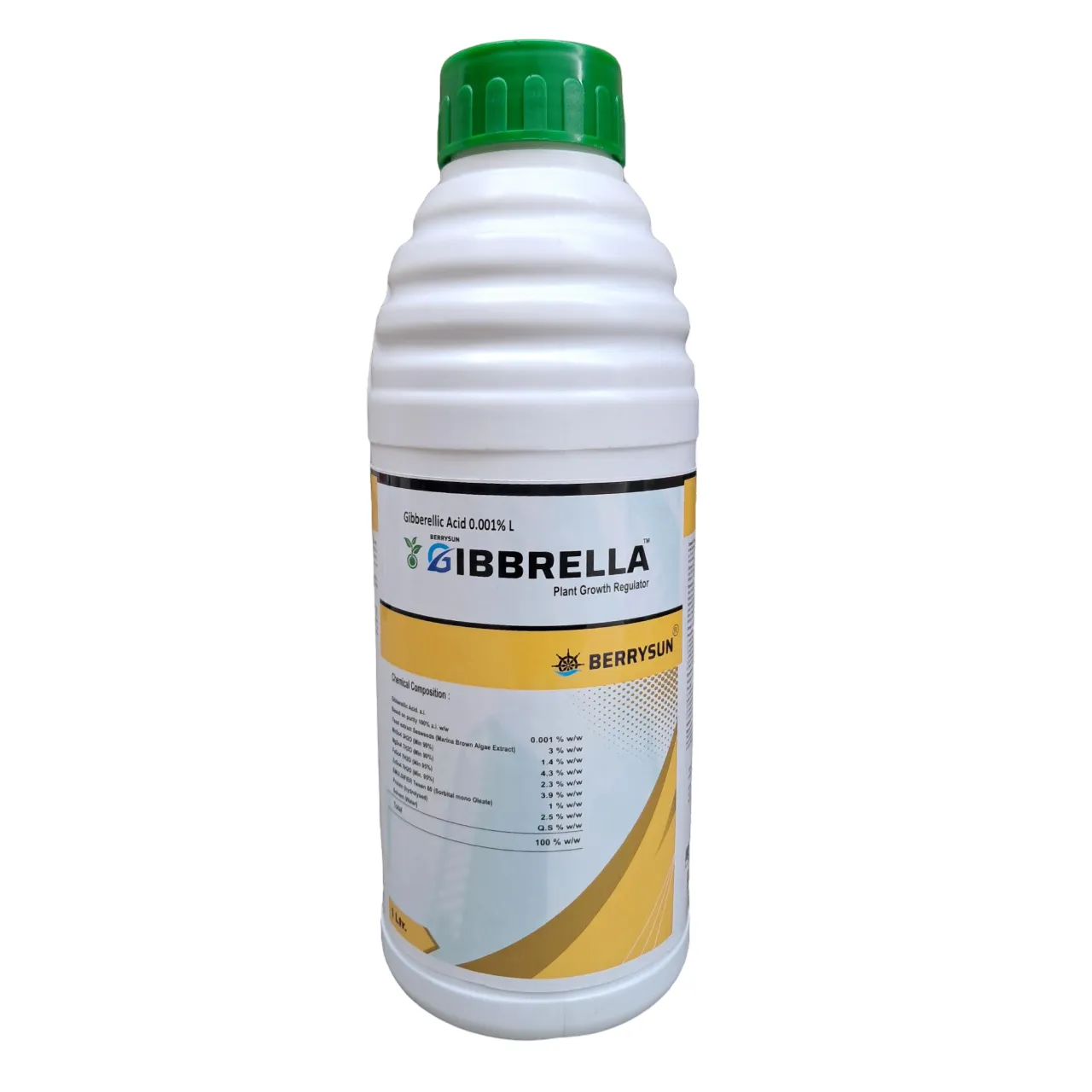 Berrysun Gibbrella Gibberellic Acid 0.001% L Plant Growth Regulator, Efficient For All Crops